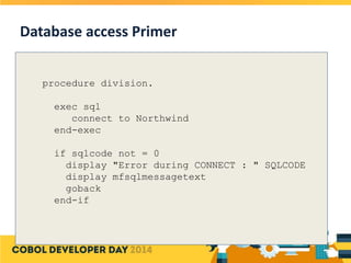 COBOL deployment to .Net or JVM - Developer Day | PPTX