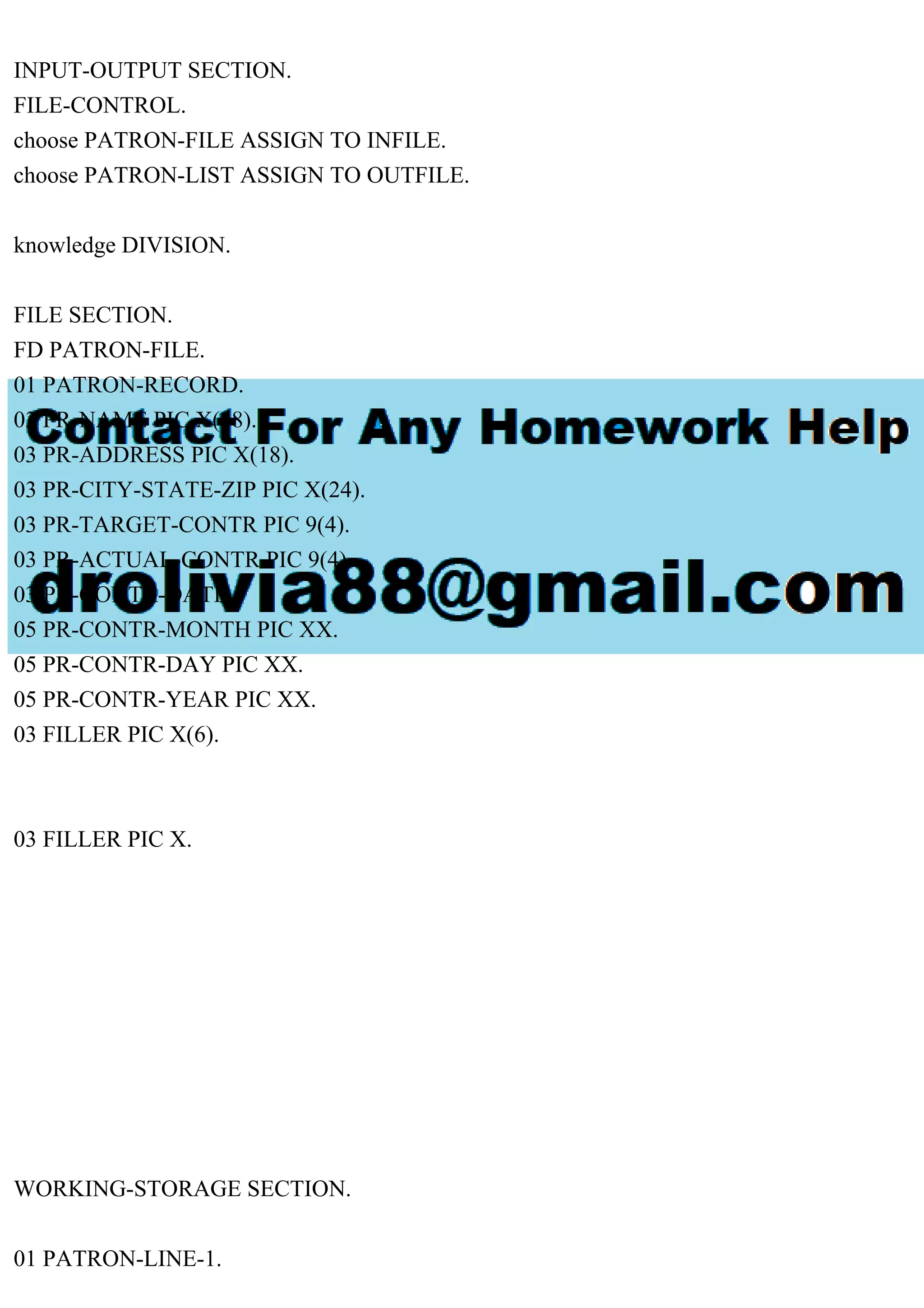 Cobol Error
