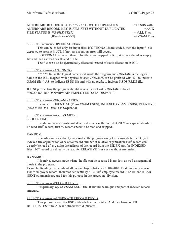 How To Read Cobol Data Files How To Read Cobol Data Files