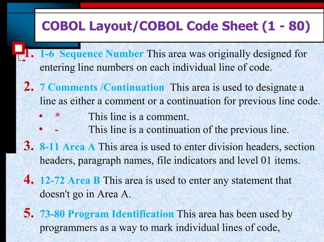 Cobol training class-1 | PPSX