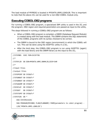 Cobol Tutorials Pdf | CICS Cobol Tutorial 1 Cobol Hello World unter ...