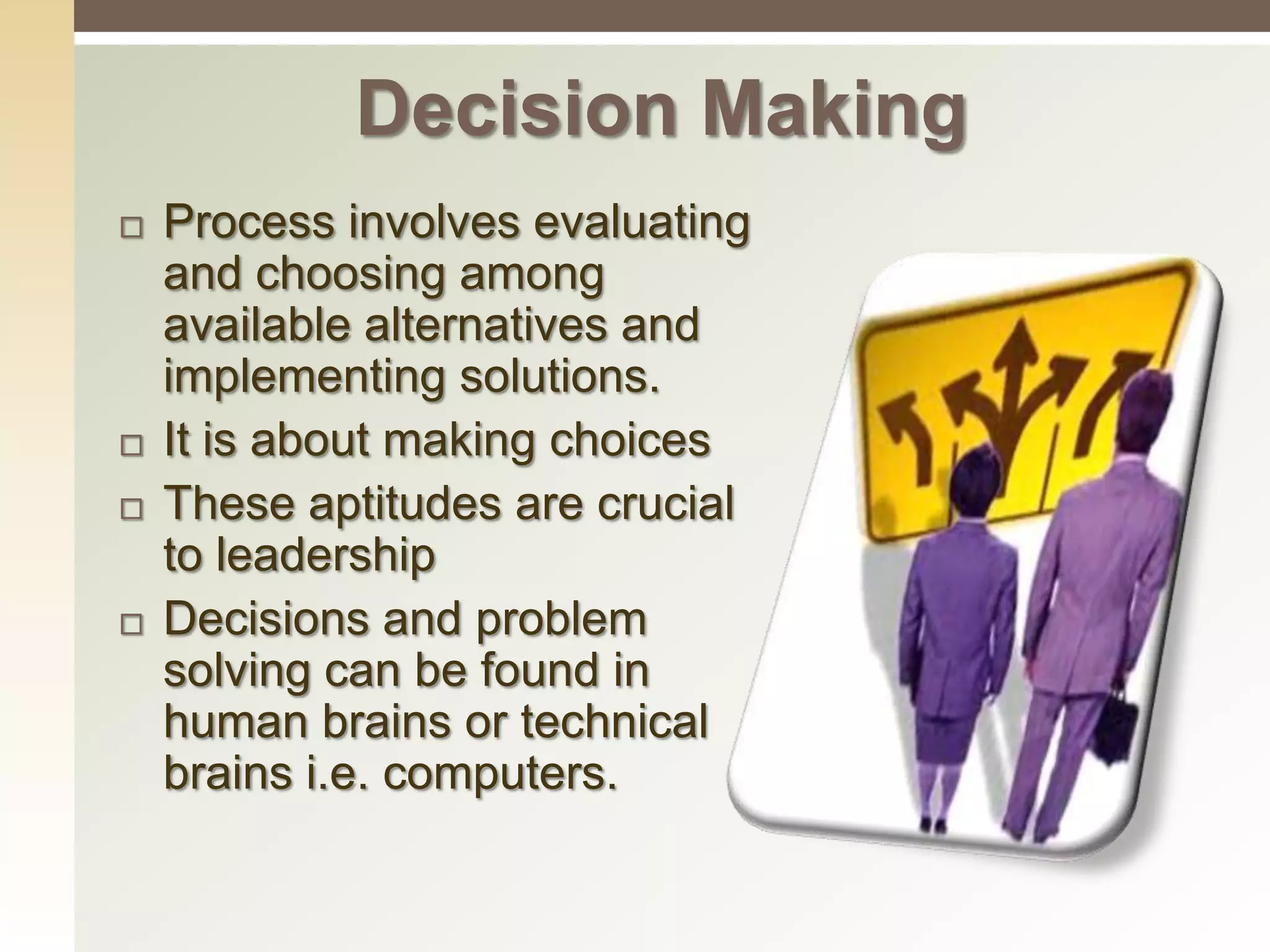 Problem solving& Decision Making | PPTX