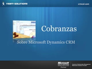 Cobranzas Sobre Microsoft Dynamics CRM 