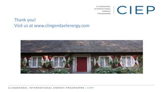 Thank you!
Visit us at www.clingendaelenergy.com
 