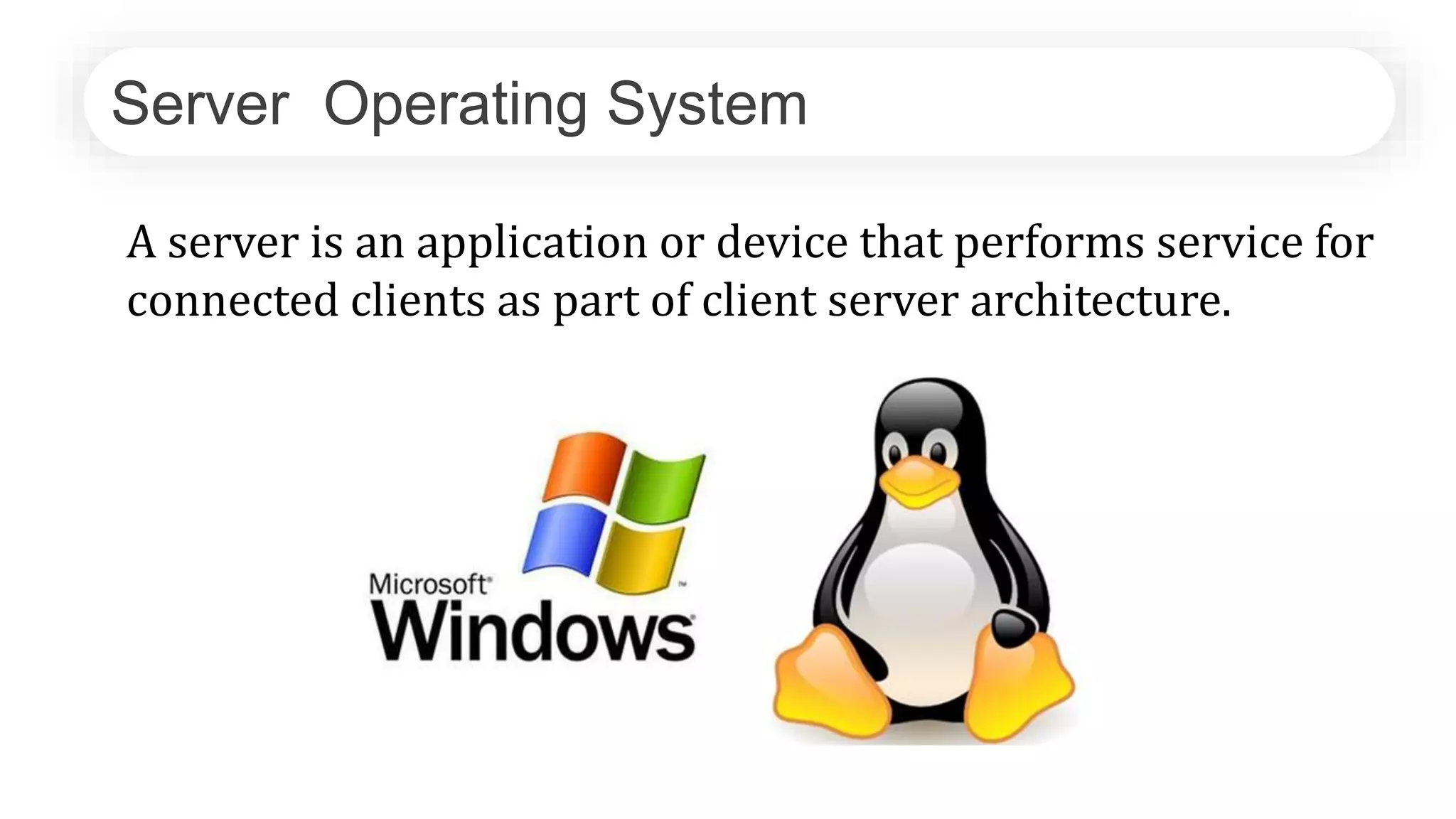 Introduction to Server | PPTX