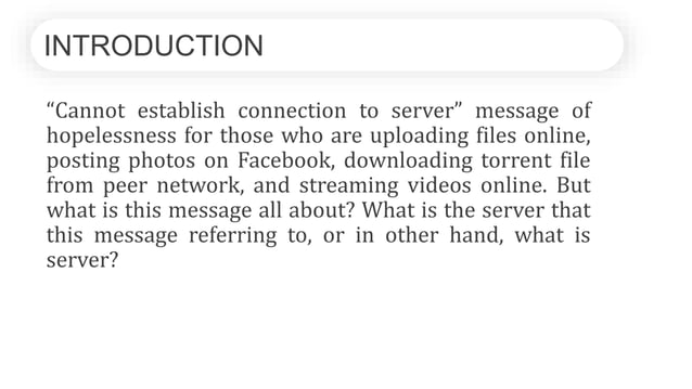 Introduction to Server | PPTX | Operating Systems | Computer Software ...