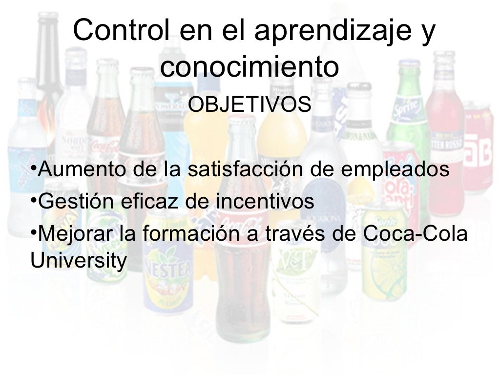 Control de Gestión sobre Coca cola