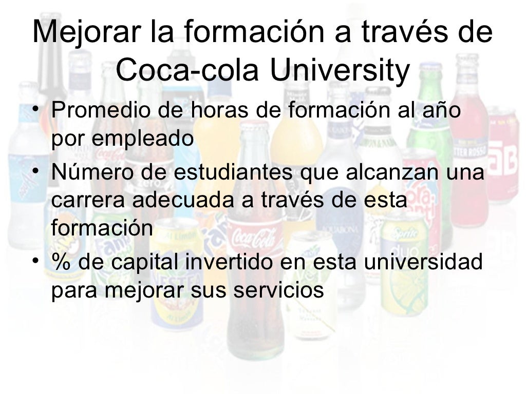 Control de Gestión sobre Coca cola