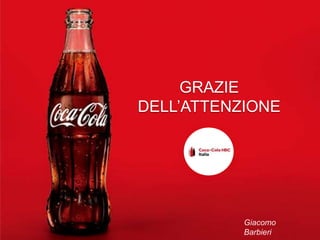 GRAZIE
DELL’ATTENZIONE
Giacomo
Barbieri
 