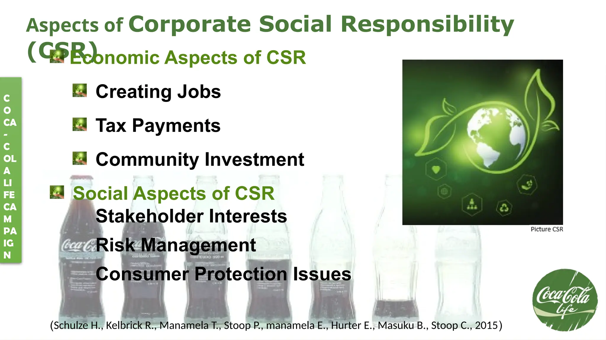 Coca cola life presentation of Law as a regulatory framework | PPTX