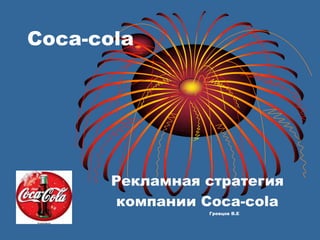 Coca-cola Рекламная стратегия компании Coca-cola                                     Гревцов В.Е 