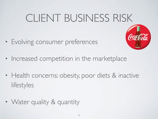 View of Coca Cola Audit Presentation: Planning the Audit | PDF