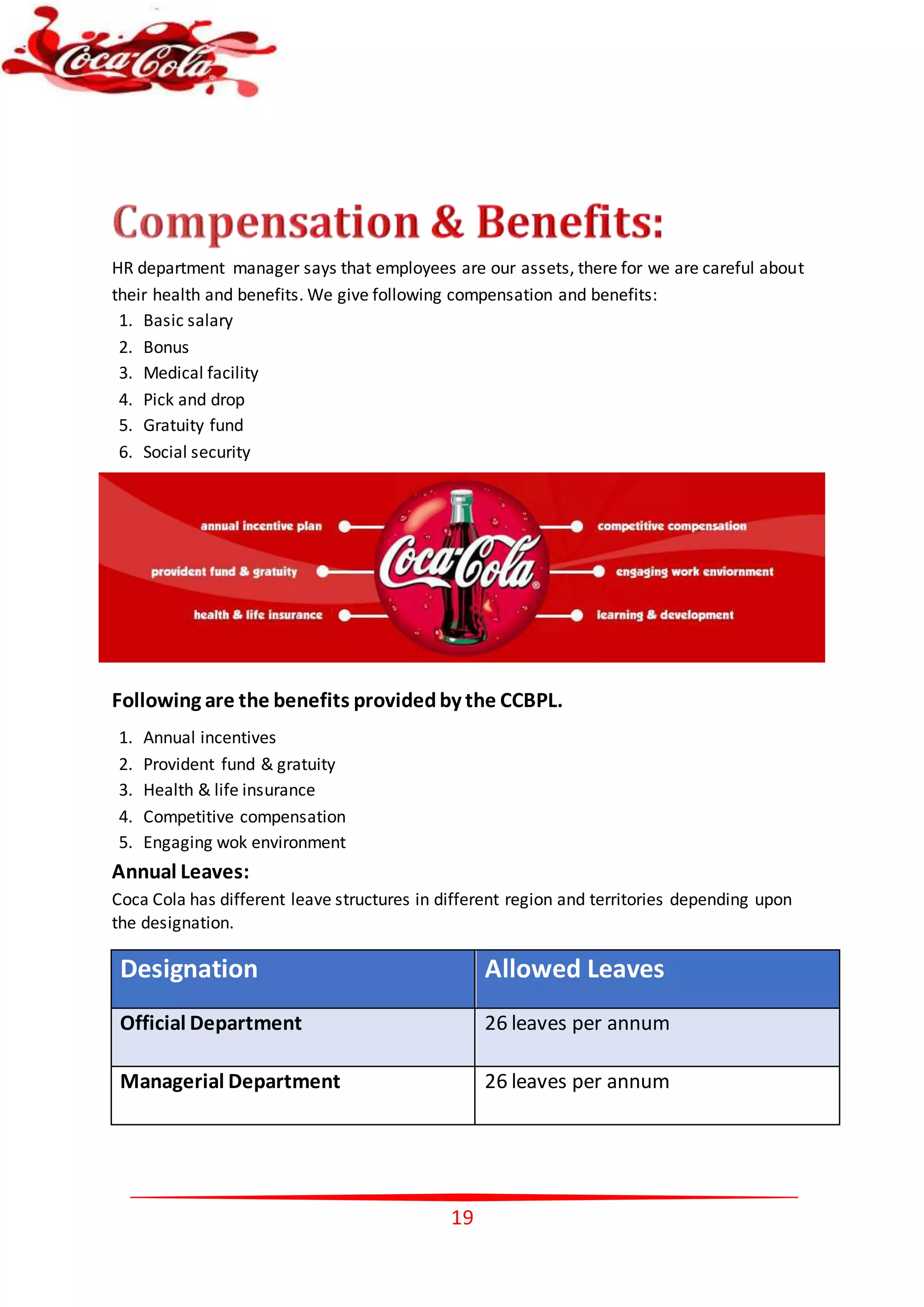 Coca cola beverages | DOCX