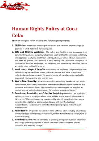 Coca cola beverages | DOCX