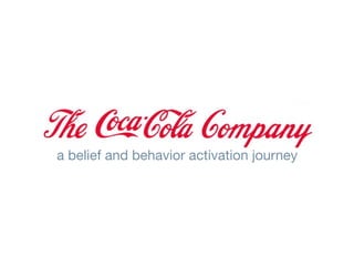 a belief and behavior activation journey
 
