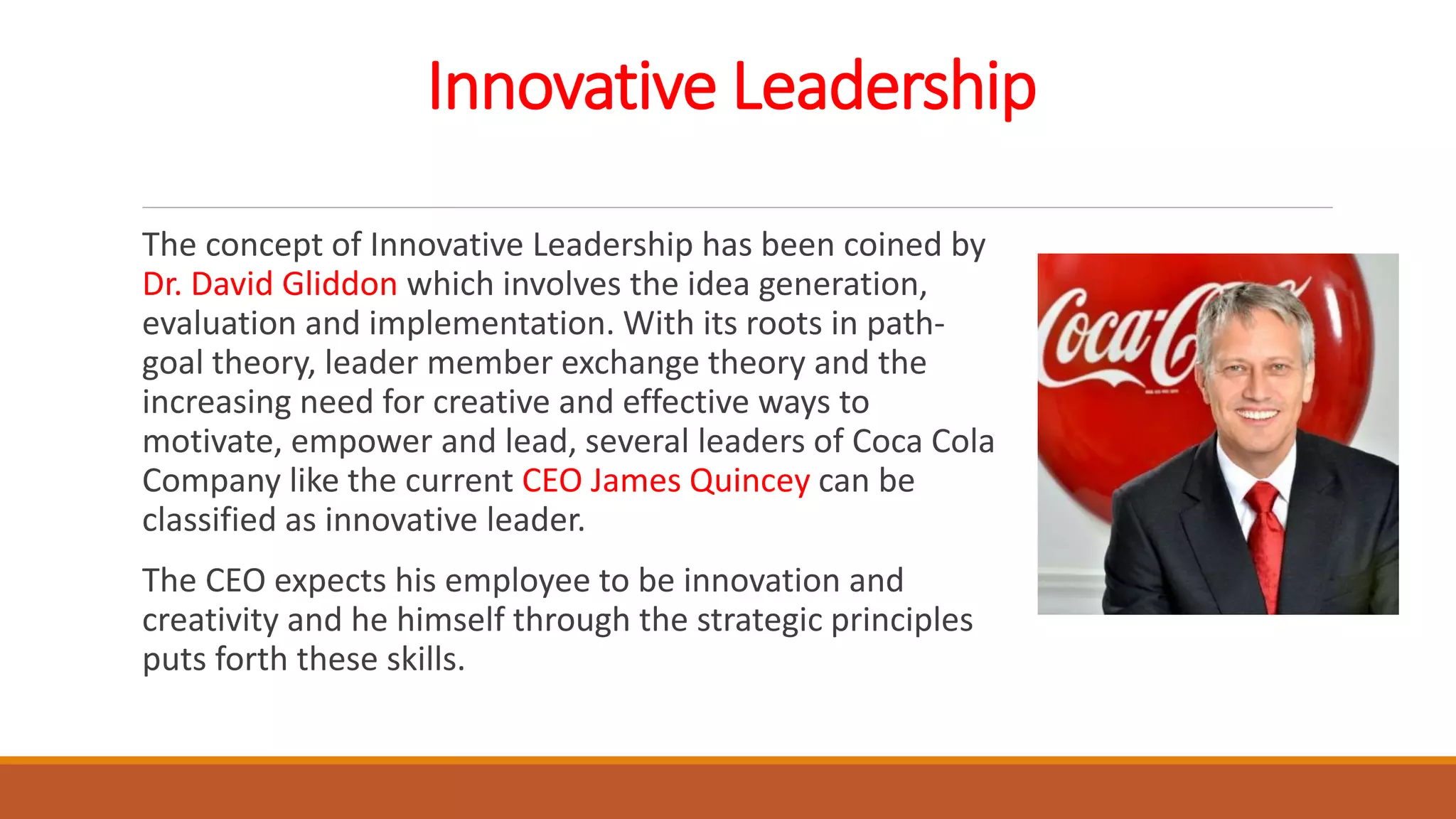 Leadership style of Coca Cola Company | PPTX