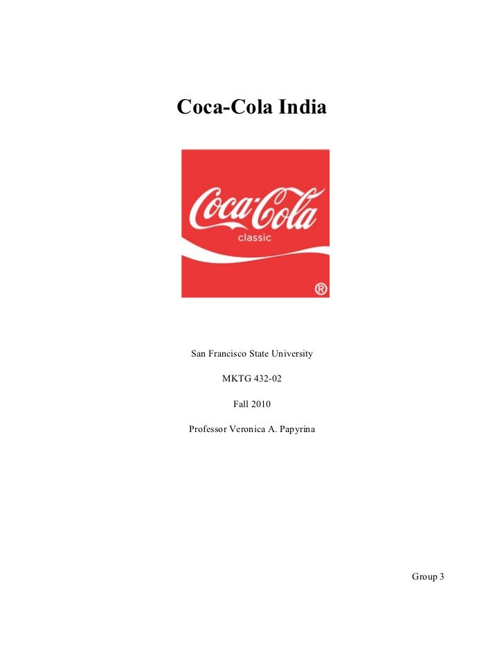 coca cola case study in india