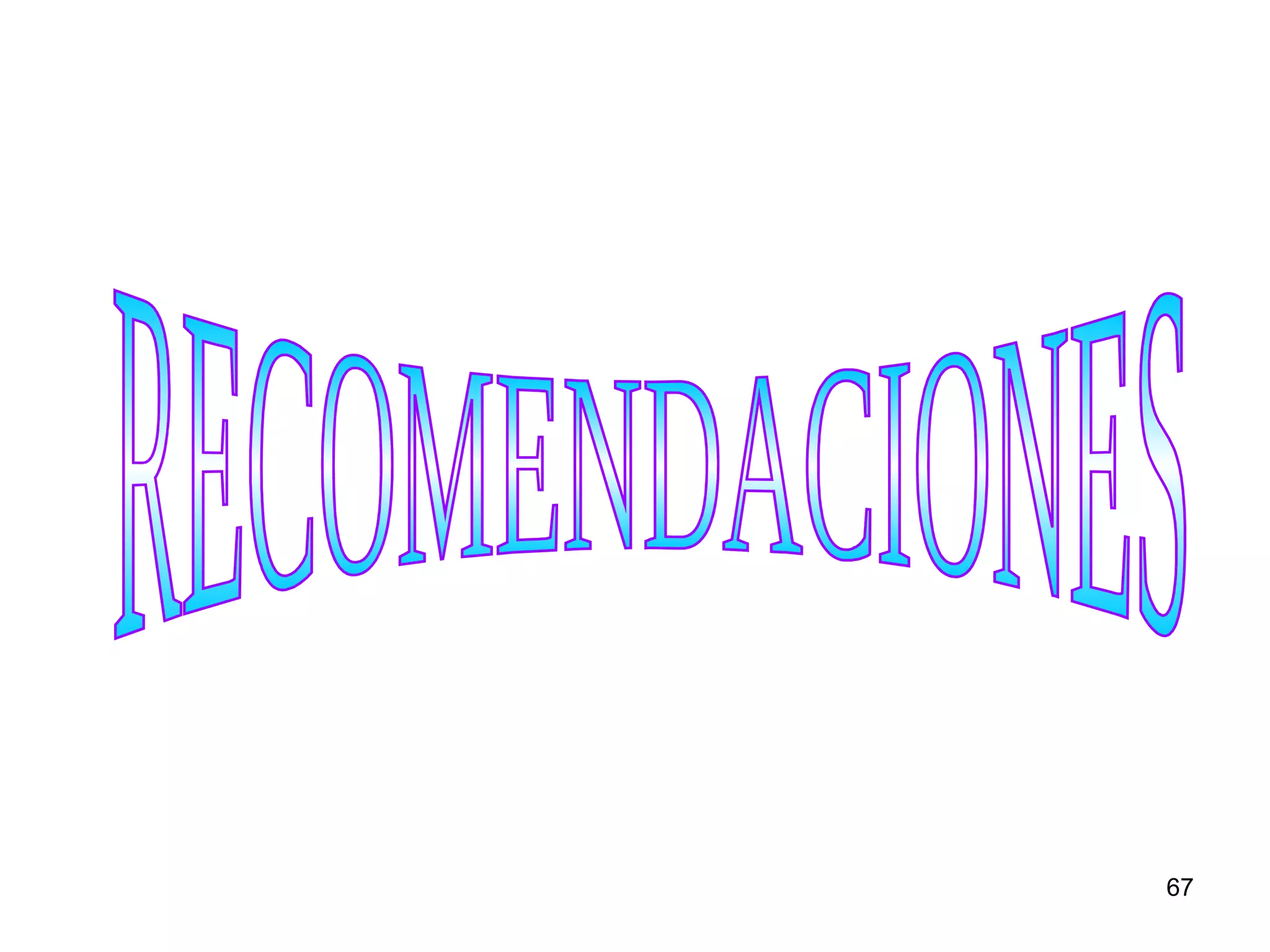 RECOMENDACIONES 