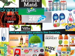BrandsBrands
There are many other products than Coca-Cola.There are many other products than Coca-Cola.
 