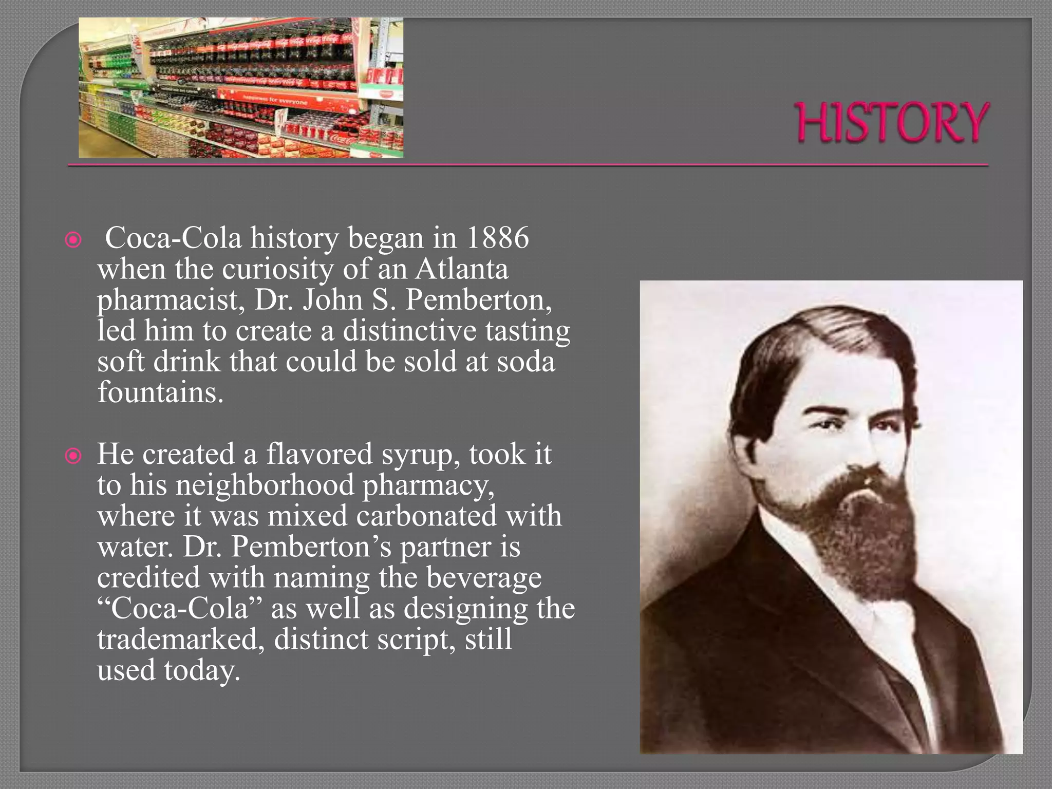 Case Study on Coca Cola Company | PPTX