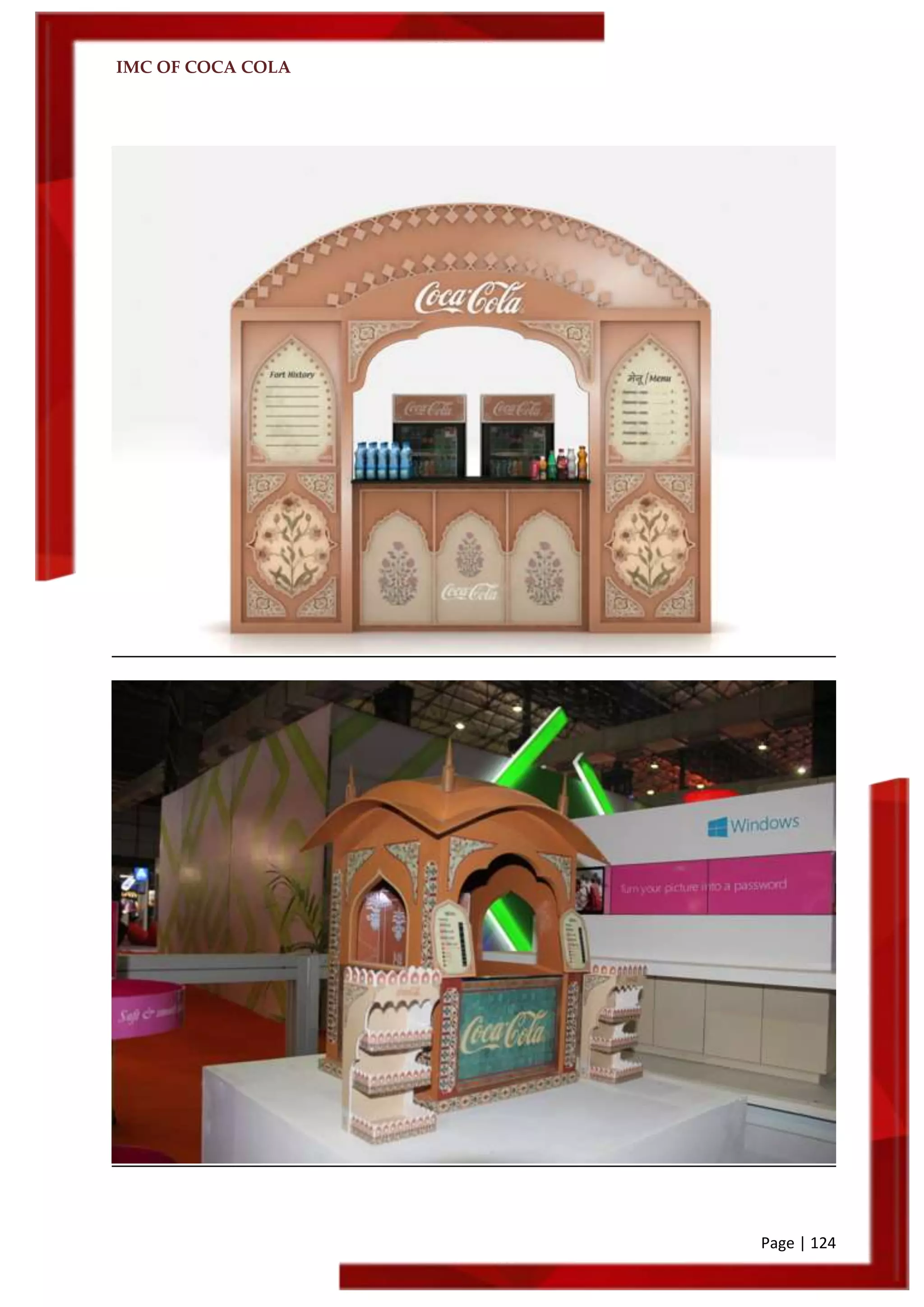 IMC OF COCA COLA
Page | 124
 