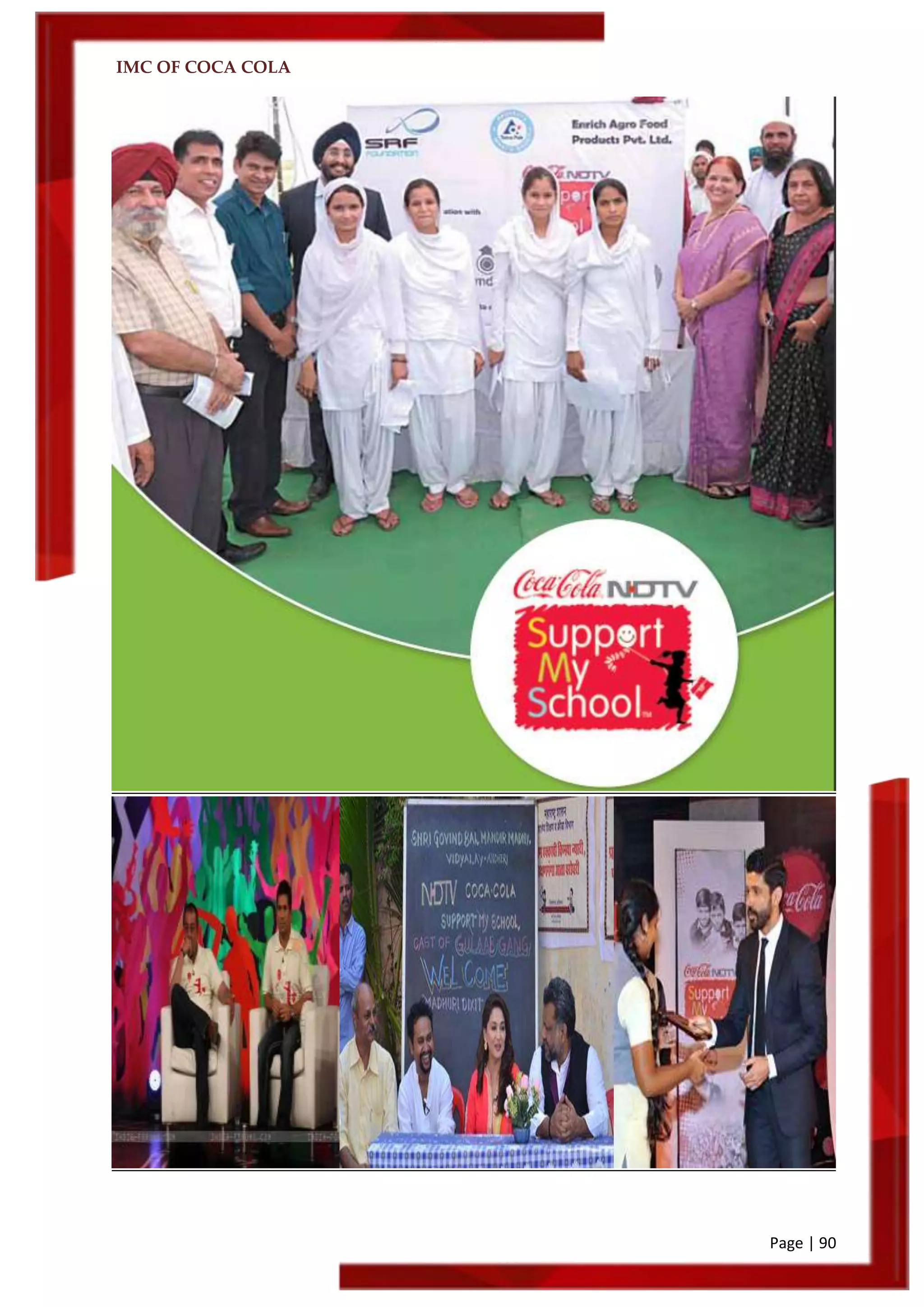 IMC OF COCA COLA
Page | 90
 