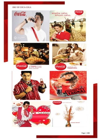 IMC OF COCA COLA
Page | 108
 