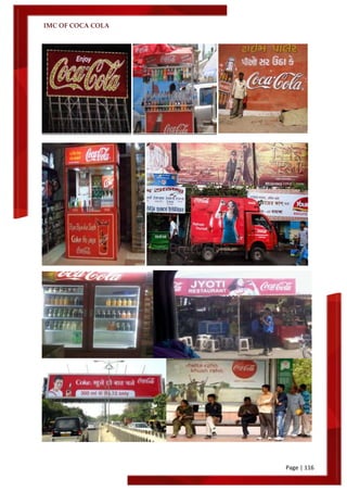 IMC OF COCA COLA
Page | 116
 