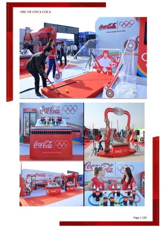 IMC OF COCA COLA
Page | 126
 