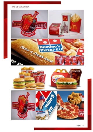 IMC OF COCA COLA
Page | 133
 