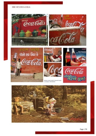 IMC OF COCA COLA
Page | 70
 