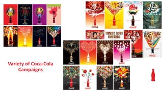 Variety of Coca-Cola
Campaigns
 