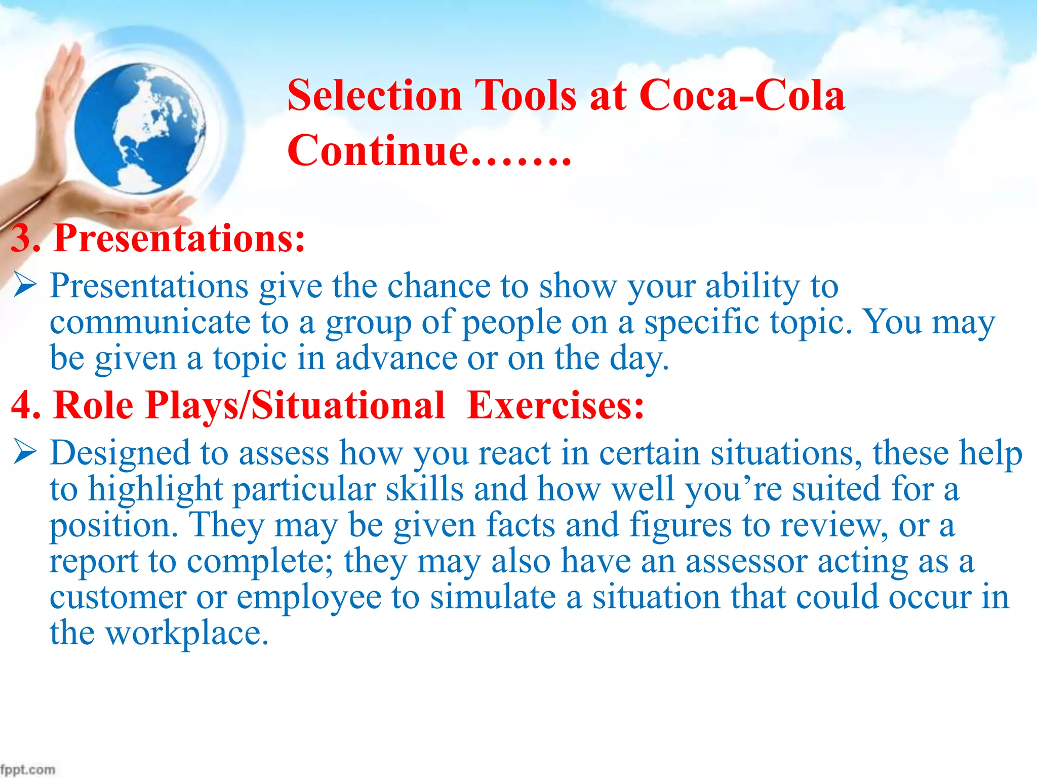 Selection Cola Coca cola beverages | PPTX