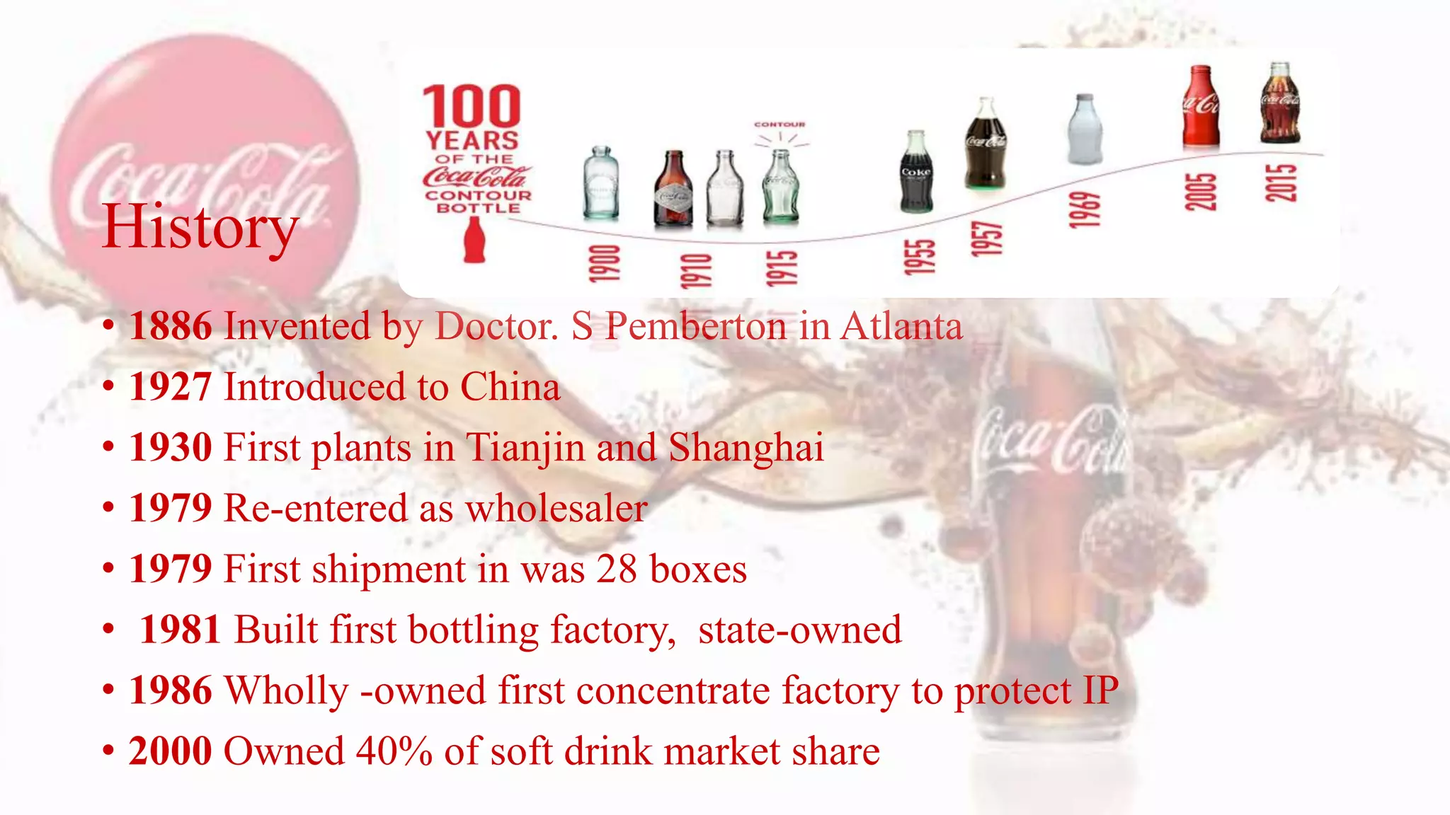 Coca cola in china | PPTX