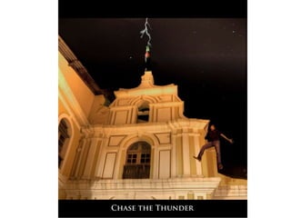 Creative StrategyModels doing extremely exaggerated, difficult stunts to reach the Thums Up bottle