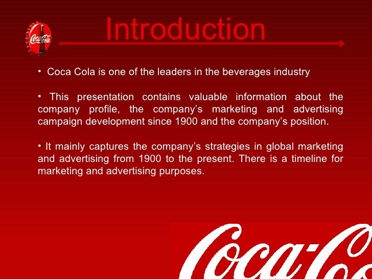 coca cola business presentation