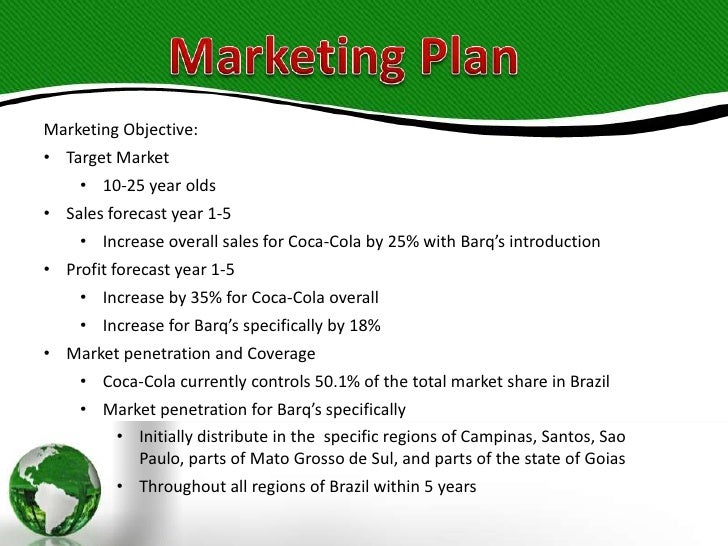 Coca Cola Objectives