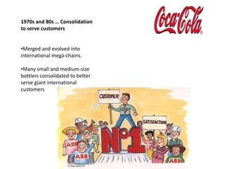1970s and 80s … Consolidation to serve customersMerged and evolved into international mega-chains.