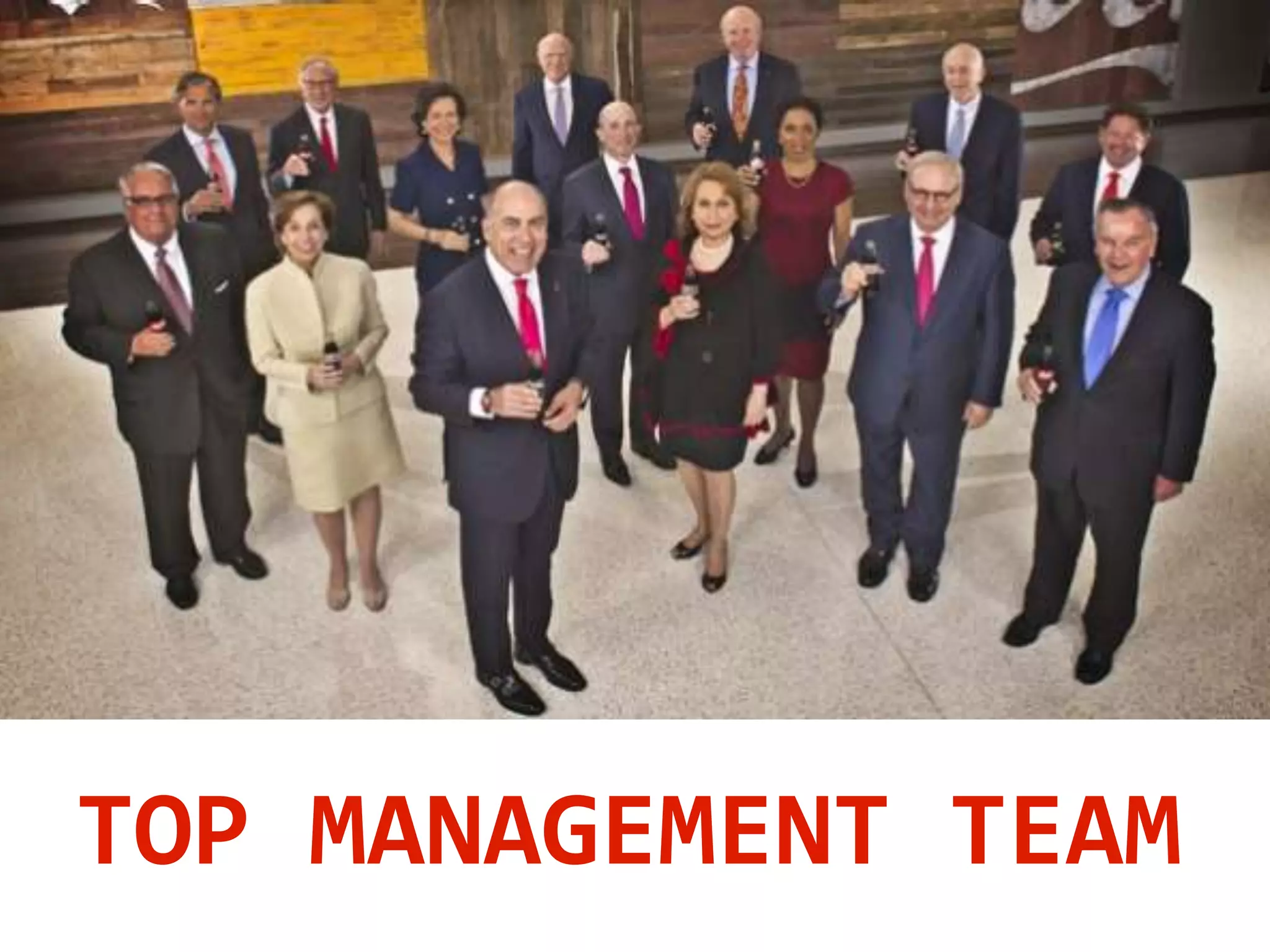 TOP MANAGEMENT TEAM
 