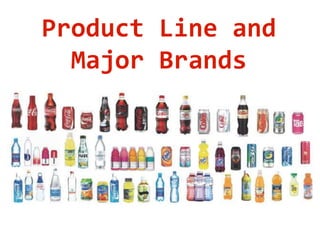 Product Line and
Major Brands
 