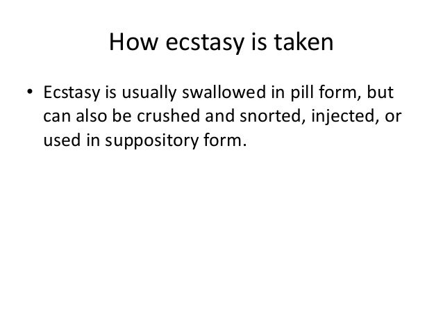 Cocaine And Ecstasy