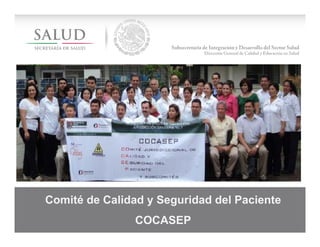 Comité de Calidad y Seguridad del Paciente
COCASEP
 