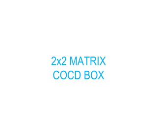 2x2 MATRIX COCD BOX 