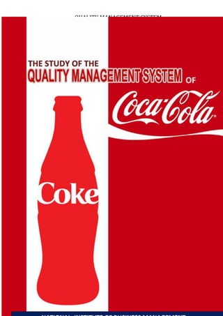 QUALITY MANAGEMENT SYSTEM
N A T I O N A L I N S T U T E O F B U S I N E S S M A N A G E M E N T Page 1
 