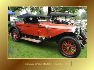 Simplex Crane Model 5 Roadster 1915 