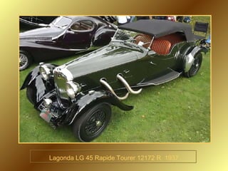 Lagonda LG 45 Rapide Tourer 12172 R  1937 