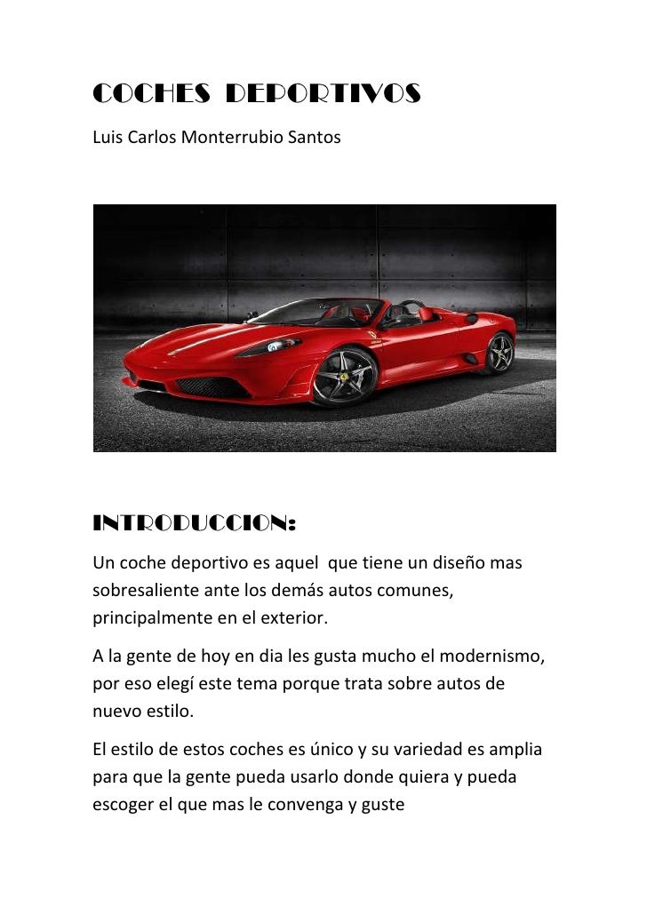 Coches Deportivos