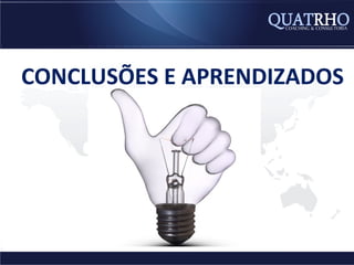 CONCLUSÕES E APRENDIZADOS
 