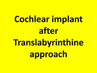 Observe in this one COA is 2.5 to 3 mm roughtly.
If COA less than 1.5 mm it is cochlear nerve aplasia
 