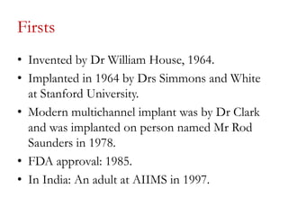 Cochlea implant candidacy